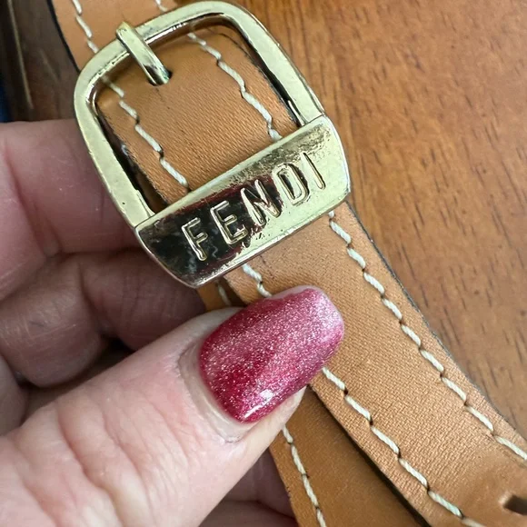 Beautiful Authentic Vintage Fendi Penguin Stripe Crossbody - Picture 7 of 16